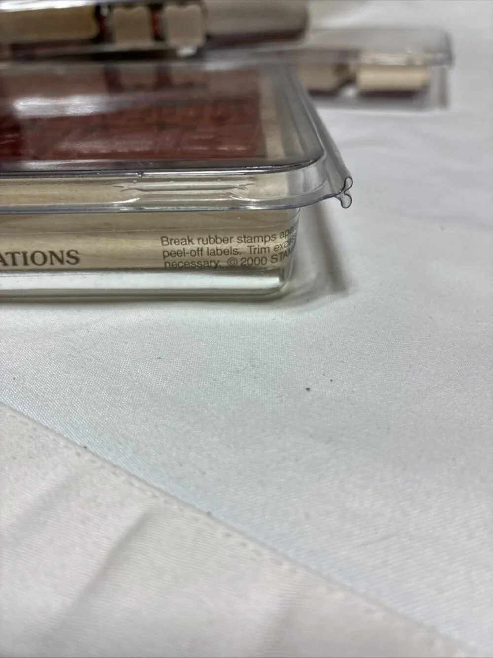New Factory Sealed “ Stampin’ Up! Little Inspiration Religious Wood Stamp Set- 4